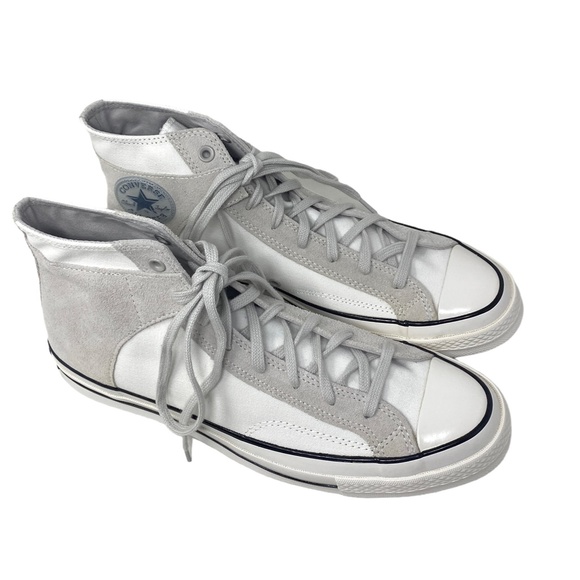 Converse Chuck 70 High White Mouse Shoes Casual Suede Canvas Men's Size A01780C - Picture 3 of 10